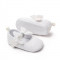 Pantofiori albi cu fundita din dantela (Marime Disponibila: 6-9 luni (Marimea