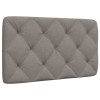 VidaXL Pernă pentru tăblie de pat, gri taupe, 90 cm, material textil 4019202