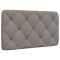 vidaXL Pernă pentru tăblie de pat, gri taupe, 90 cm, material textil 4019202