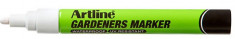 Marker Artline, Pentru Gradinari, Corp Plastic, Varf Rotund 2.3mm - Alb foto