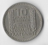 Moneda 10 francs 1946 B - Franta