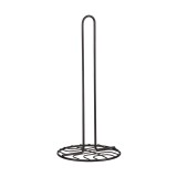 Suport rola hartie, 13.5 x 29 cm, metal, Negru