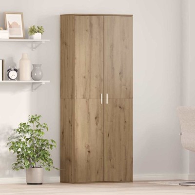 vidaXL Bufet stejar artizanal 70 x 35 x 180 cm Lemn compozit 3365565 foto