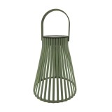 Lampa solara LED Hoff, Olive, plastic, H 18 cm, verde + negru, exterior
