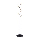 Cumpara ieftin Cuier tip pom Ponziele Pako World Negru 37x37x174 cm