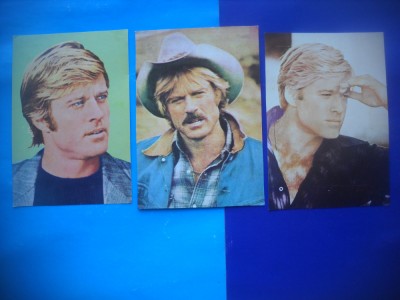 HOPCT LOT NR 1330 ROBERT REDFORD -ACTORI / ARTISTI-3 CARTI POSTALE-NECIRCULATE foto
