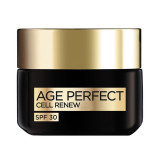 Crema pentru hidratare SPF 30 Age Perfect Cell Renewal, 50ml, L&#039;Oreal Paris