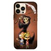Husa compatibila cu Apple iPhone 12 / iPhone 12 Pro, Viceversa, model Grim art Billy and Mandy , Silicon, TPU, Transparent, Carcasa