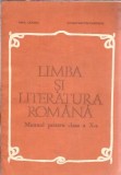 Limba si literatura romana clasa a X-a Emil Leahu Editura Didactica Pedagogica 1980 Carti pentru elevi Lectura obligatorie