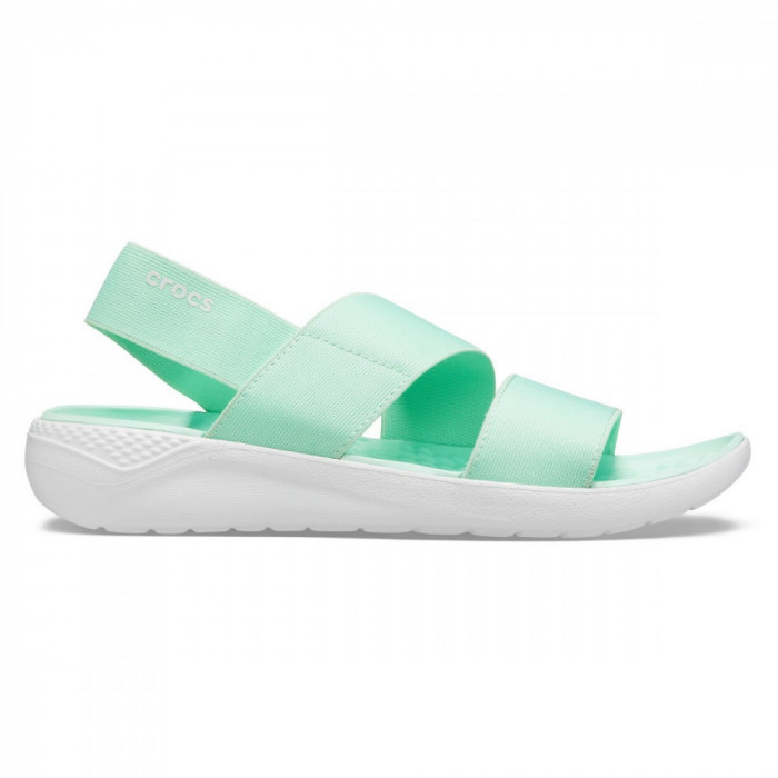 Sandale Crocs LiteRide Stretch Sandal Verde - Neo Mint/Almost White