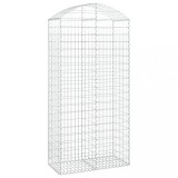 Cumpara ieftin Cos gabion arcuit, 100x50x200/220 cm, fier galvanizat