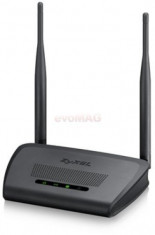 Router Wireless ZyXEL NBG-418N v2, 300Mbps, Access Point &amp;amp; Universal Repeater mode, Antene externe 2x5dBi foto