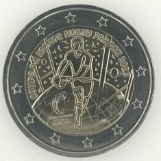 moneda 2 euro comemorativa FRANTA 2023 - Rugby, UNC