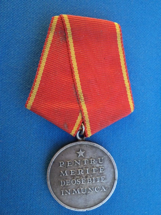MEDALIA PENTRU MERITE DEOSEBITE IN MUNCA RPR