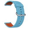 Curea piele, compatibila Fossil Q Founder, telescoape Quick Release, 18cm, Albastru deschis, Very Dream