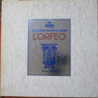 Editie cartonata 3XLP Claudio Monteverdi, J&uuml;rgen J&uuml;rgens &lrm;&ndash; L&#039;Orfeo (EX)