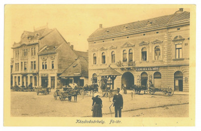 4746 - TARGU-SECUIESC, Covasna, Market, Romania - old postcard - unused foto