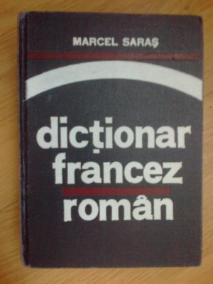 n7 Dictionar Roman-Francez - Marcel Saras foto