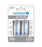 EverActive R14 C-Cell 3500mAh 1.2V NiMh Silver Line baterie re&icirc;ncărcabilă-Conținutul pachetului 1x Blister