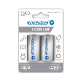 everActive R14 C-Cell 3500mAh 1.2V NiMh Silver Line baterie re&icirc;ncărcabilă-Conținutul pachetului 1x Blister