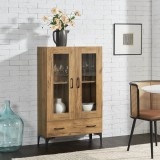 Vitrina Sonderso 115x70x31cm stejar [en.casa] HausGarden Leisure, [en.casa]