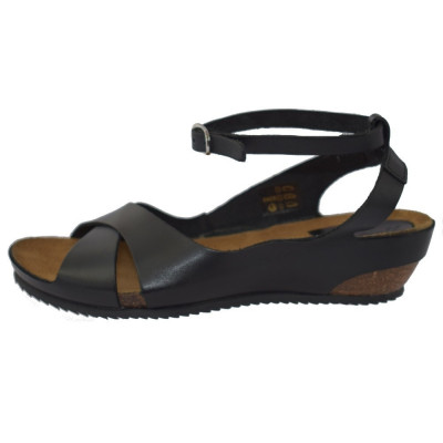 Sandale dama, din piele naturala, KicKers, 609541-50-01-134, negru foto