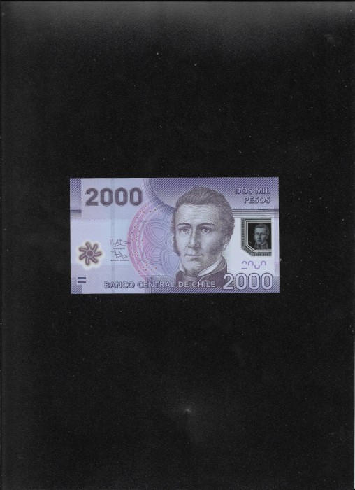 Chile 2000 2.000 pesos 2014 seria40751245 unc