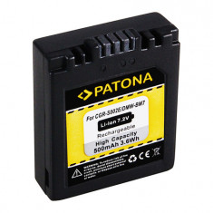 PANASONIC DMW-BM7 FZ20 FZ10 FZ4 FZ5 CGA-S002E 500mAh / 7.2V / 3.6Wh Li-Ion baterie / baterie reîncărcabilă - Patona