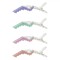Clame Păr Coafor, Model Dublu, Multicolor, Set 4 Bucăți, 12cm, Plastic