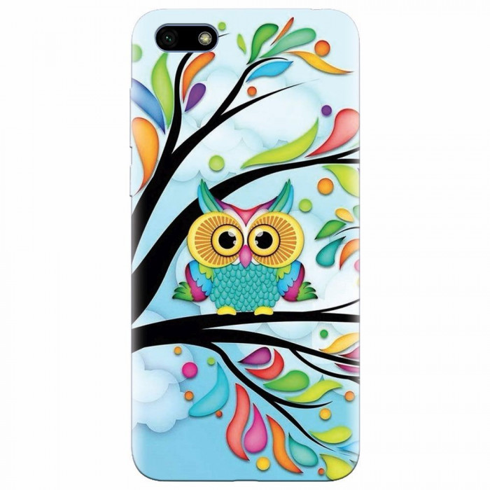 Husa silicon pentru Huawei Y5 Prime 2018, Owl 101