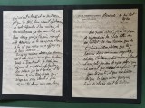 scrisoare trimisa PRINTESEI BRANCOVAN , luna iulie anul 1924 , de la , VILLA BRANCOVANO ,PARC FILIPESCO la Paris ,bulevardul Victor Hugo