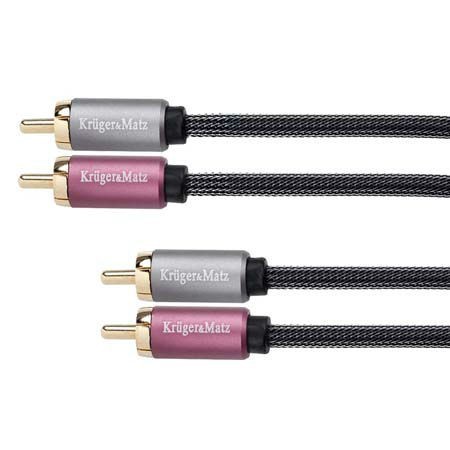 CABLU 2RCA-2RCA 1.0M KRUGER&MATZ CABLU 2RCA-2RCA 1.0M KRUGER&MATZ