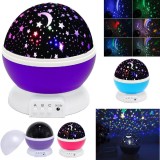 Cumpara ieftin Proiector rotativ cu stele si luna Star Master,functie lampa de veghe, Oem