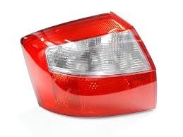 Stop spate lampa Audi A4 (B6), 11.00-11.04 Sedan, omologare ECE, spate, fara suport bec, 8E5945217; 8E5945217A, Stanga