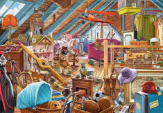 Puzzle Castorland 500 The cluttered attic foto