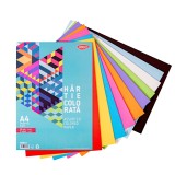 Hartie colorata A4 80 grame ,100 coli/top, 10 culori Daco