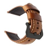 Curea piele, compatibila Xiaomi Amazfit BIP, telescoape Quick Release, Mocha Essence