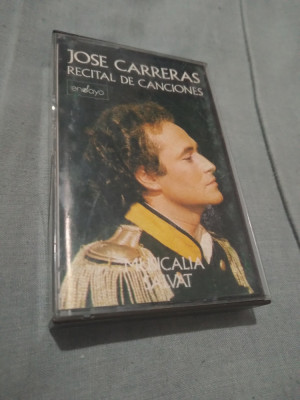CASETA AUDIO JOSE CARRERAS -RECITAL DE CANCIONES ORIGINALA foto