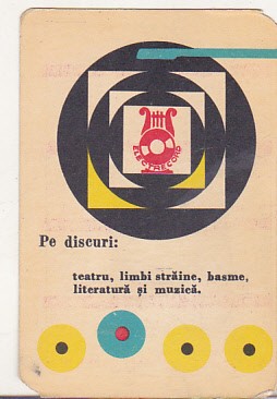 bnk cld Calendar de buzunar 1967 - Electrecord foto
