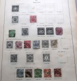 Lot 12 timbre vechi W&uuml;rttemberg (Wurtemberg) 1857&ndash;1894 &ndash; Germania, ștampilate -A42
