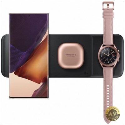 Incarcator Retea Wireless Samsung Trio 9W 1A Negru EP-P6300TBEGEU foto