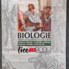 BIOLOGIE - Manual pentru clasa a 9-a - Arinis, Mihail
