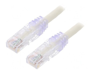 Patch Cord UTP Cat6 Alb 5m foto