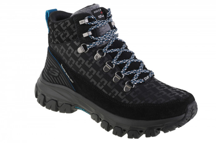 Pantofi de trekking Skechers x Diane von Furstenberg Edgmont - Ridge Link 180141-BKTL negru