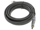Cablu HDMI 2.0 Plat cu Mufă PVC Textilă