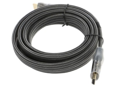 Cablu HDMI 2.0 plat, 2m, textil foto
