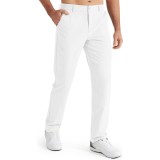 Pantaloni de golf pentru bărbați, elastici, de birou, pantaloni, 76/81/86 cm, cu uscare rapidă, ușori, casual, pantaloni confortabili cu buzunare