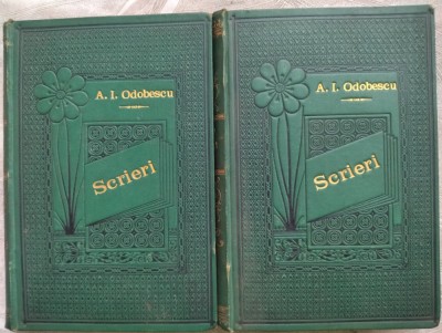 SCRIERI LITERARE SI ISTORICE ALE LUI AL. I. ODOBESCU (VOL. 1 + 2) [SOCECU 1887] foto