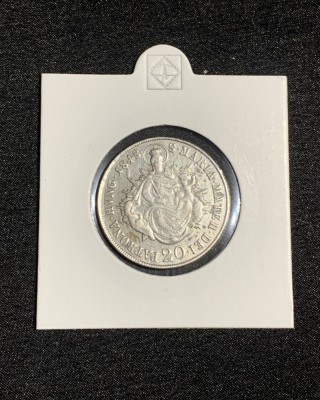 Moneda 20 krajczar 1848 B Ungaria argint foto