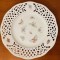 FARFURIE DIN PORTELAN FIN- DECOR FLUTURI- MARCAJ BURG LINDAU D19,5CM
